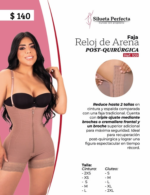 Fajas Colombiana Reloj Arena Post-Quirurgica Powernet 109