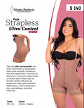 Faja Colombiana Strapless Control Abdomen Powernet 101