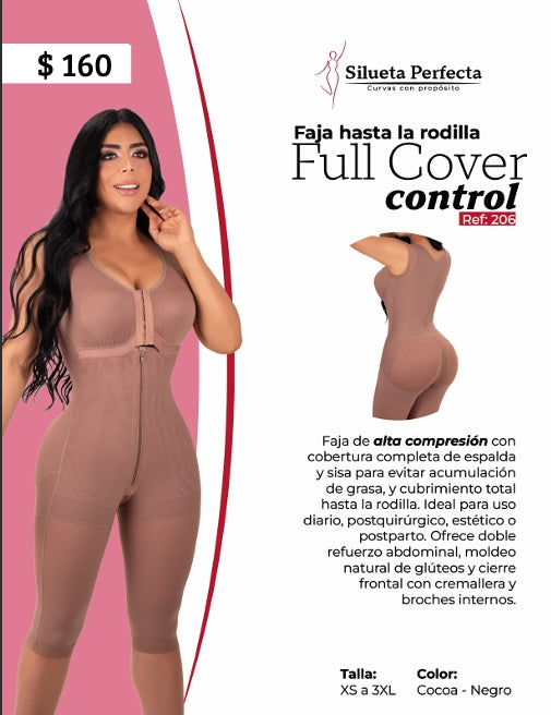 Faja Moldeadora con Brasier Pierna Larga Powernet 206