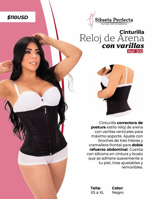 Cinturilla Costillero Varillas Reloj de Arena 302