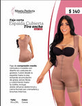 Faja Moldeadora Colombiana con Mangas Cortas en Lycra-Control Total 103